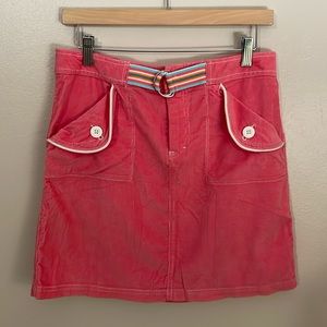 EUC Tommy Hilfiger Pink Corduroy Skirt. SZ 4